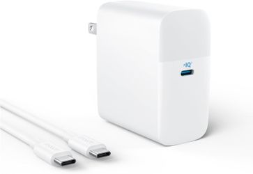 100W USB-C Charger for MacBook Pro – Compact, Foldable Fast Charger with 5FT USB-C Cable, Compatible with MacBook Air, iPad Pro, Samsung Galaxy & More