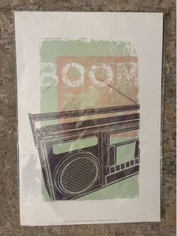 Green, black, and brown print