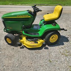 John Deere LX280 Four Wheel Steer Lawn Mower 48 inch Deck