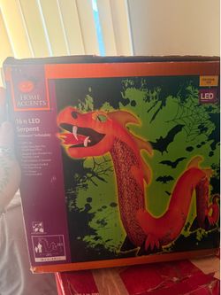 16 ft. LED Serpent - Halloween Blowup