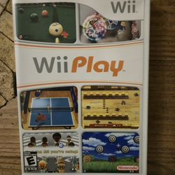 Wii Play. Complete With Manual 