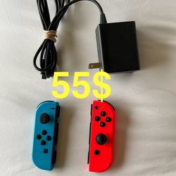 Nintendo- Joy Cons & Charger