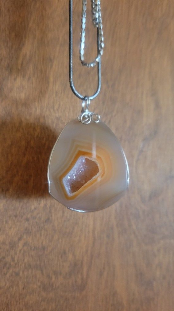 Druzy Stone Necklace