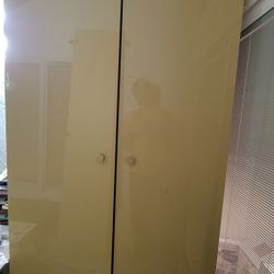 IKEA PAX FARDAL Yellow Closet Door with Knob and Hinge (19 1/2" x 90 1/4")
