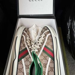 Gucci Canvas Sneakers 11.5 $375