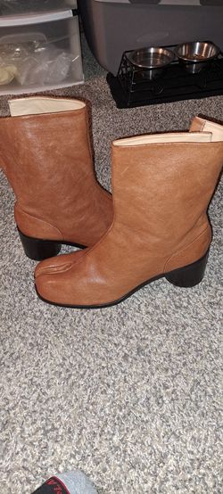 maison margiela Tabi leather boots size 45(US 12)