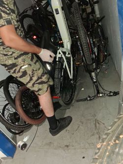 Lots of bike parts