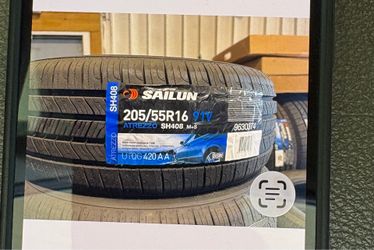 Brand New Sailun 205/55R16 Tires – $70 Each