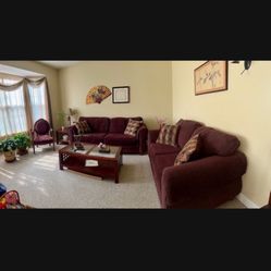 Couch Set With Matching Chair. 