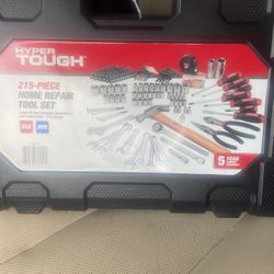 Hyper Tough 215 Piece Home Repair Tool Set 