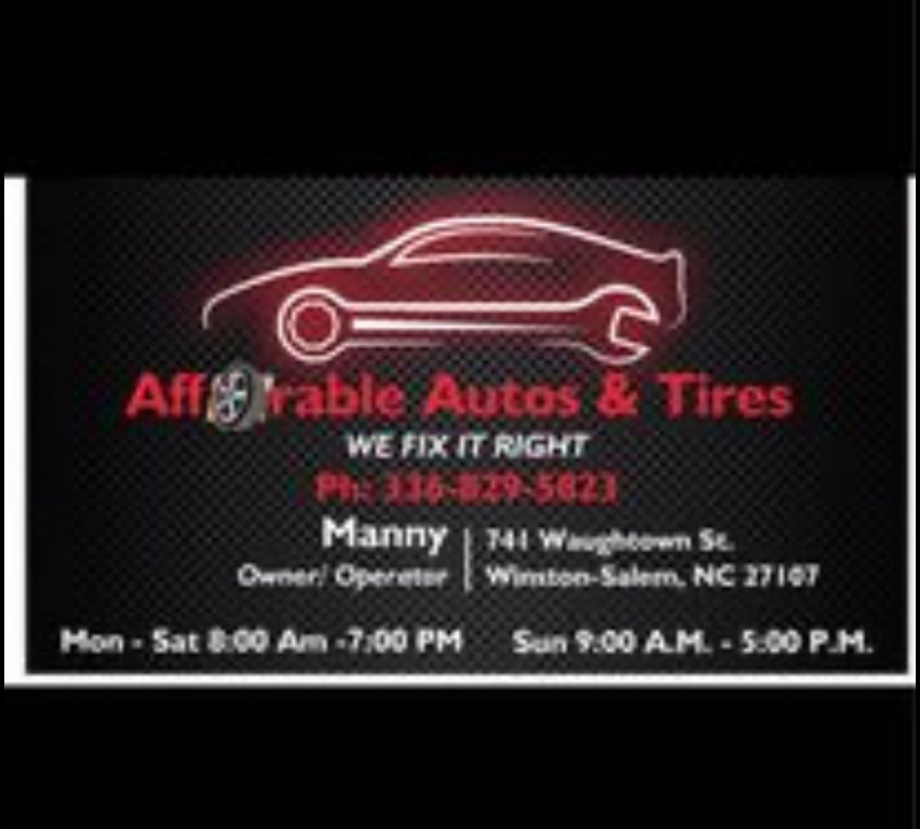 Affordable Auto & Tires Inc