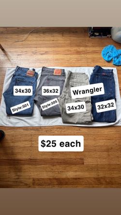 Men Levi’s pants size 34-36