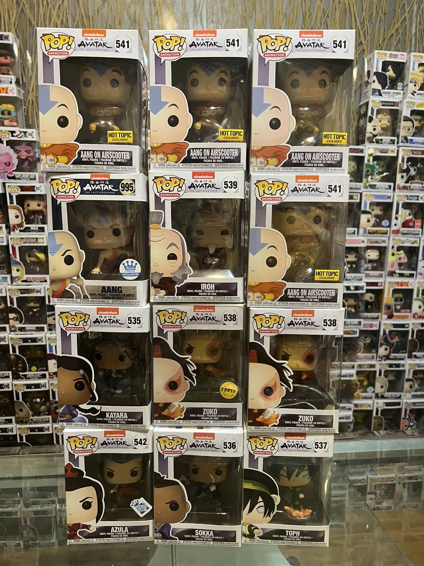 Nickelodeon Avatar Funko Pop Lot