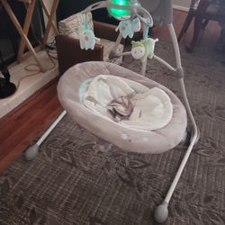 Ingenuity baby swing with aux cord and lights