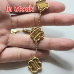 18k Gold Floral Women's Bracelet Gift