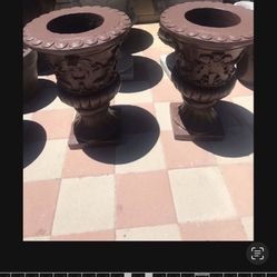 New Flower Pots Made Out Of Cement Perfect Gift 💝 