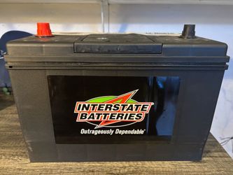 NEW INTERSTATE CAR BATTERY