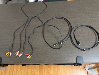 2 HDMI + 1 composite 3-RCA + 1 stereo 2-RCA