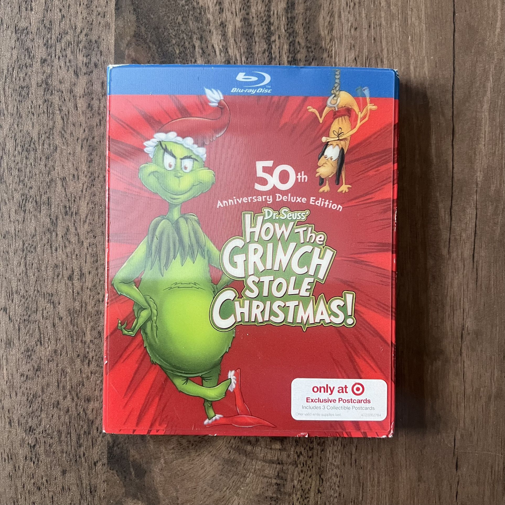 Dr. Seuss’ How the Grinch Stole Christmas 50th Anniversary Deluxe Blu-Ray Movie