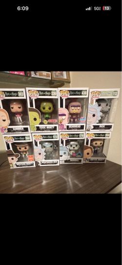 Rick and Morty Funko Pop lot of 8