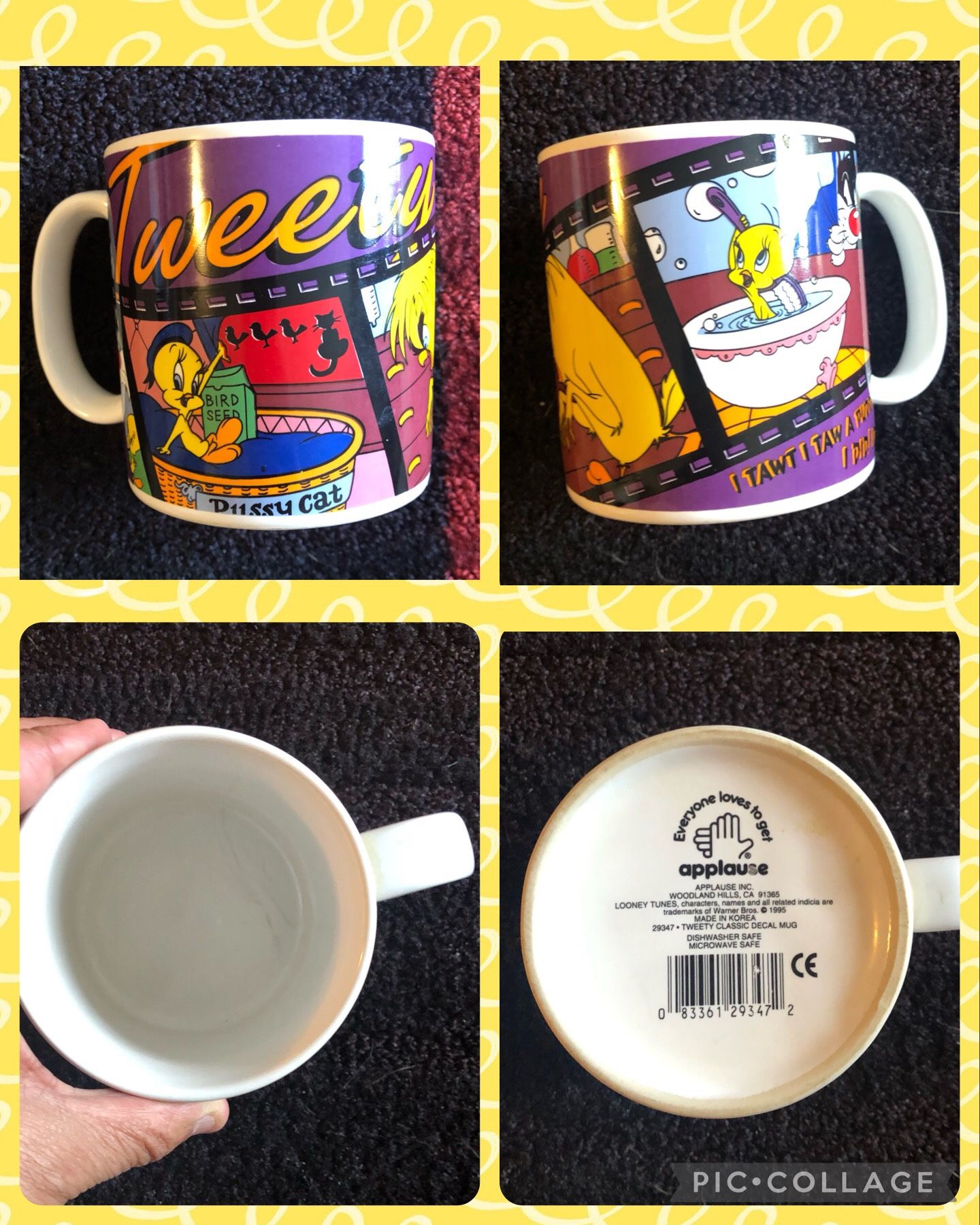 Tweety 1995 Collectors Mug 