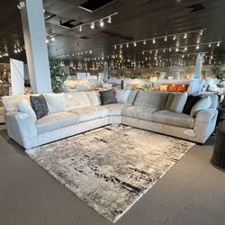 2pc Grey Sectional