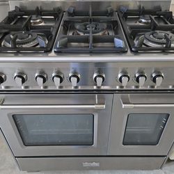 Verona 36 stainless 5-burner range/oven