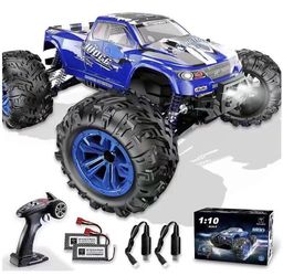 1:10 Scale Remote Control Truck with Super Motor, 4WD Top Speed 46 Km/h All Terrains Off Road Monster Truck ,Waterproof RC Car with 2 Rechargeable Bat