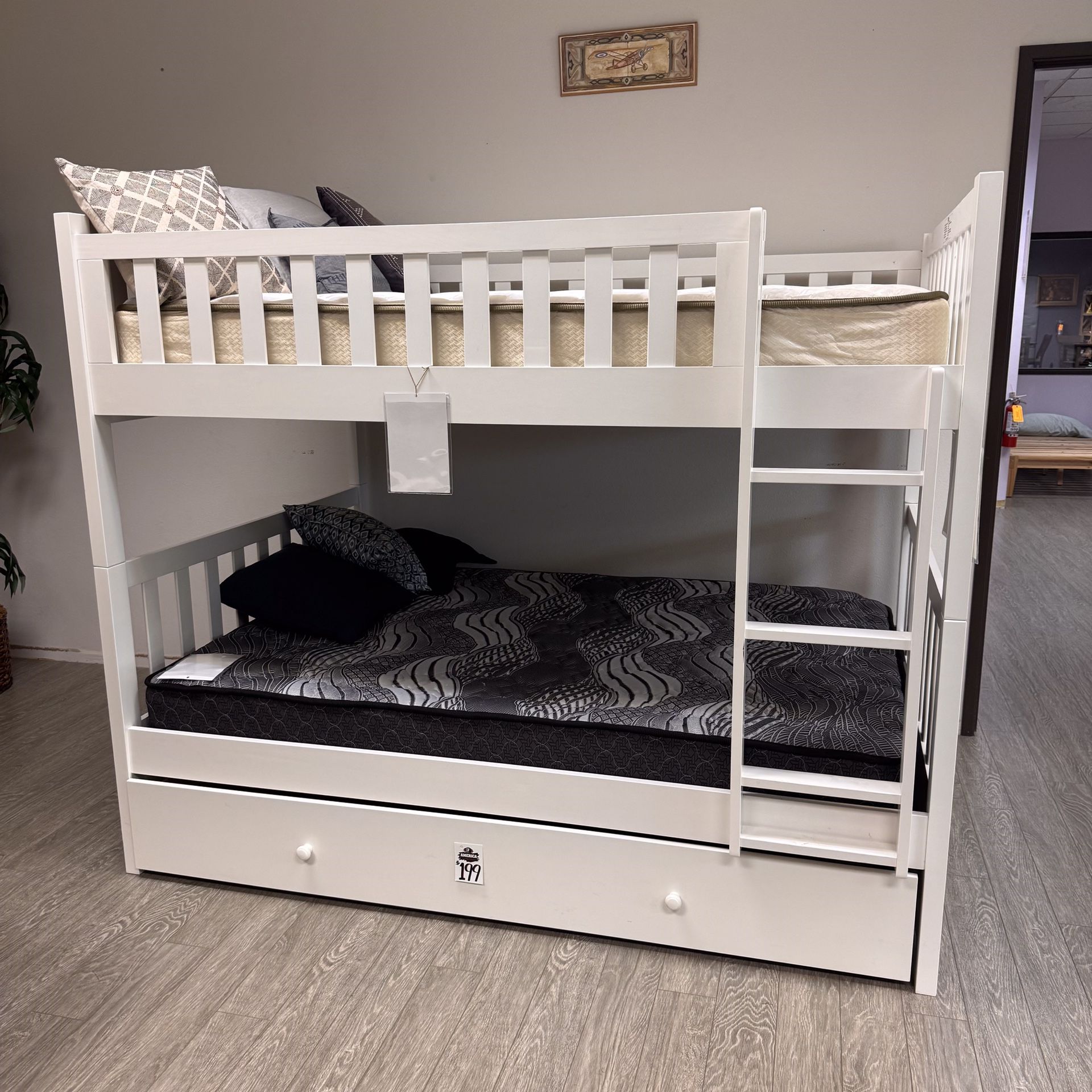 Full Over Full Bunk Bed Frame