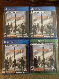 The Division 2 PS4 or XBOX game