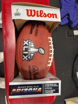 Super Bowl XLIX football
