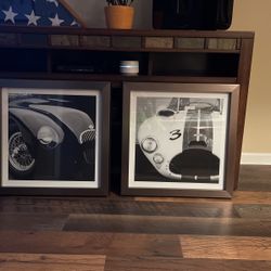 2 Framed Car Photos From ZGallerie
