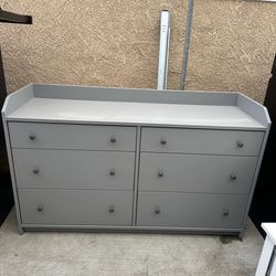 Gray ikea dresser