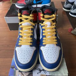 Nike Air Jordan I 1 High OG “Union Blue” Sz 9.5