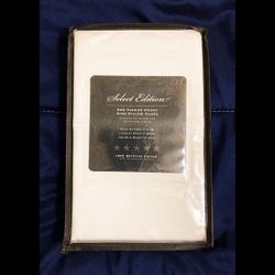 A Pair of King-Size Egyptian Cotton Pillowcases 