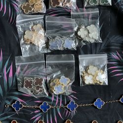 925 Silver Clover Bracelets