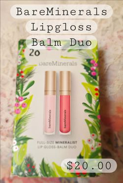 bareMinerals Full-Size Mineralist Lip Gloss-Balm Duo
