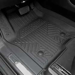 Floor Mats for Chevy Suburban/GMC Yukon XL 2021-2026, All Weather Floor Mats Trunk Cargo Liner with Backrest Protectors and Door Sill Guards Accessori