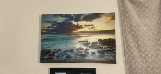Large Beach Canvas Wall Art – Coastal Decor 20in x 30in