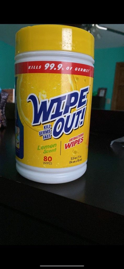 Antibacterial Wipes, Lemon Scent 80ct boxes