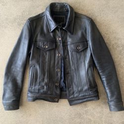 Jackrose Maison X Luv Leather Trucker Jacket