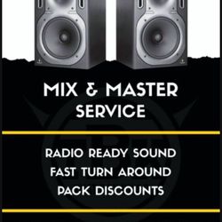 Logic and Protools mixing and mastering services