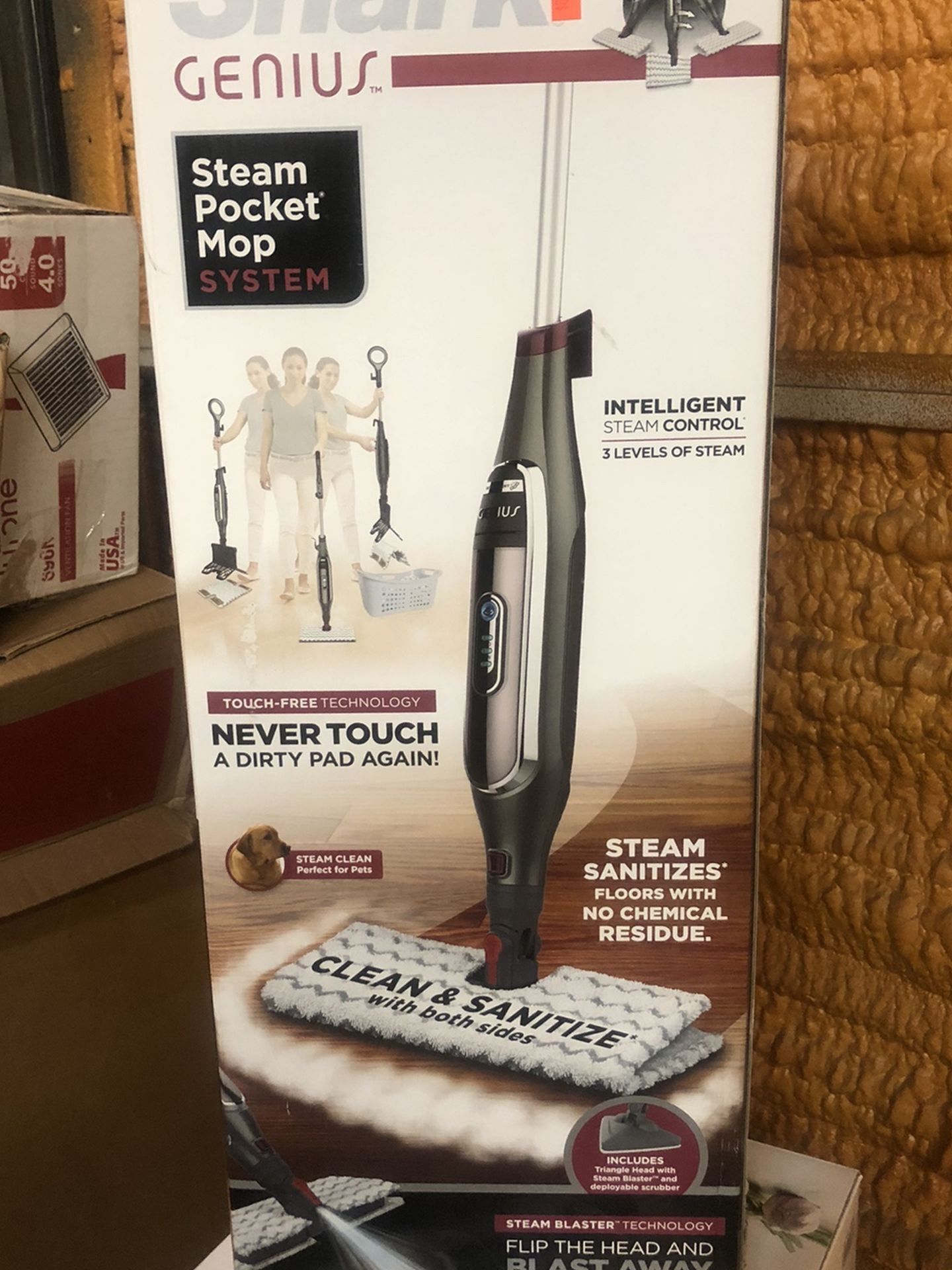 Genius Steam Pocket Mop System Steam Cleaner