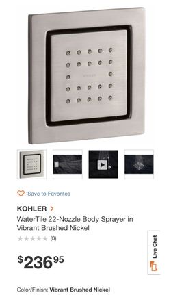 KOHLER WaterTile 22-Nozzle Body Sprayer