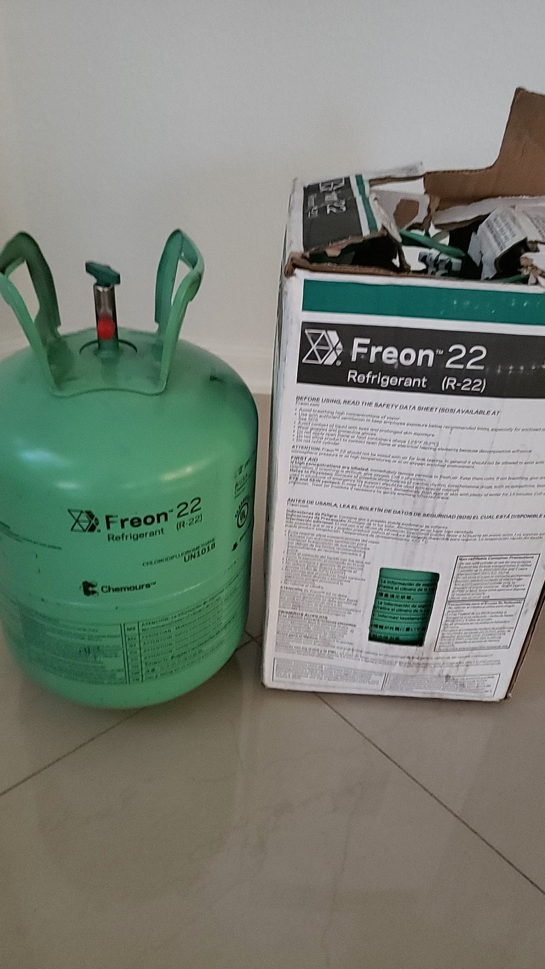 Freon R22. Refrigerant