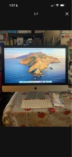 APPLE IMAC ( 27 INCH LATE 2013 ) 3.4 GHZ QUAD CORE INTEL CORE I5 12GB RAM 2 GB VIDEO AND 1.12 TB