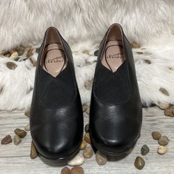 Dansko Ann Sz US 7.5-8 EU 38 Women's Black Leather Loafer Slip-on Shoe