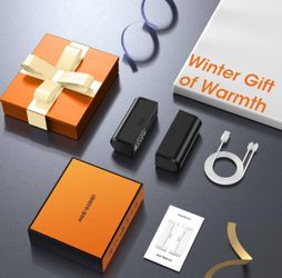 Magnetic Hand Warmers Rechargeable 2 Pack 6000mAh Electric Portable USB Hot Pocket Sized Hand Warmer