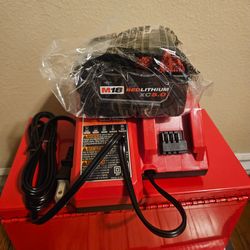 Milwaukee battery and charger