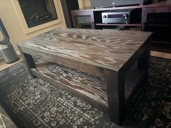 New Maven lane coffee table (black/brown)